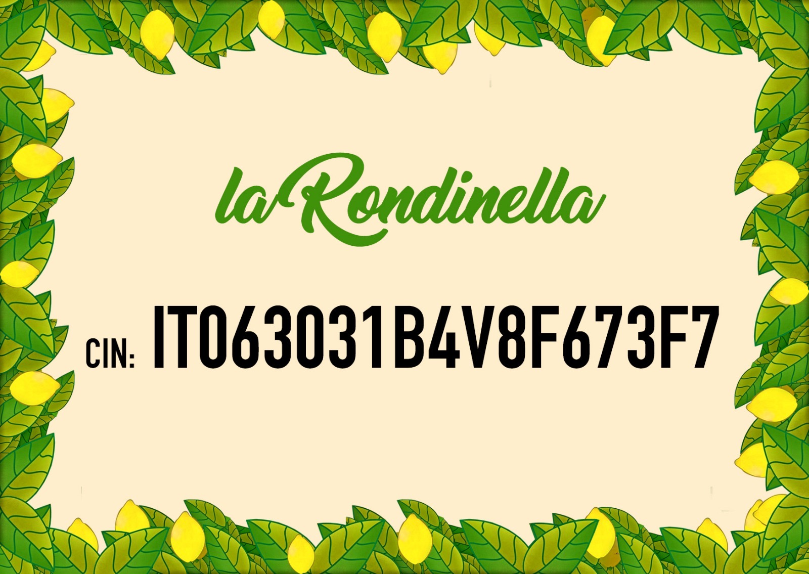 CIN la rondinella